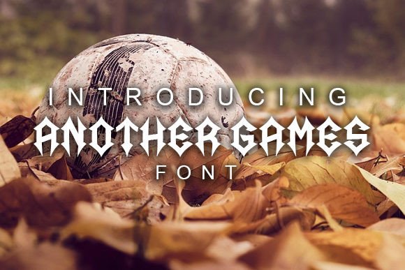 Another Games Font for Bold Branding