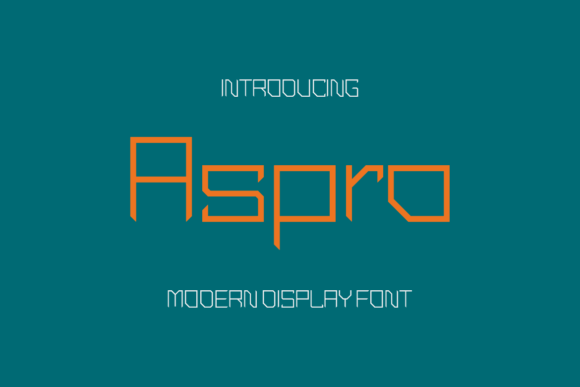 Aspro: A Bold Sans Serif for Digital Marketing