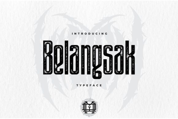 Belangsak: A Bold Font for Creative Campaigns