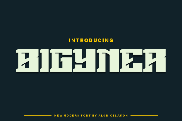 Bigyner: A Bold Font for Creative Campaigns