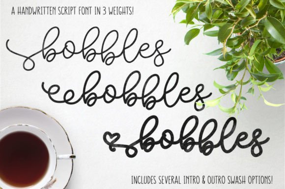 Bobbles: A Handwritten Font for Creative Marketing