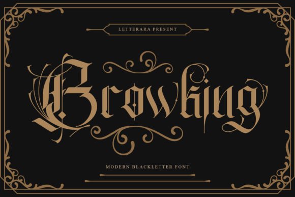 Browking: A Bold Typeface for Editorial Design