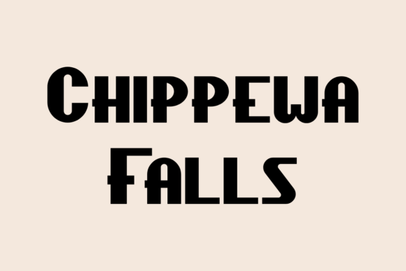 Chippewa Falls Font for Creative Makers