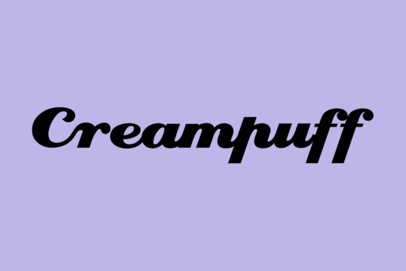 Creampuff Font: Bold & Beautiful