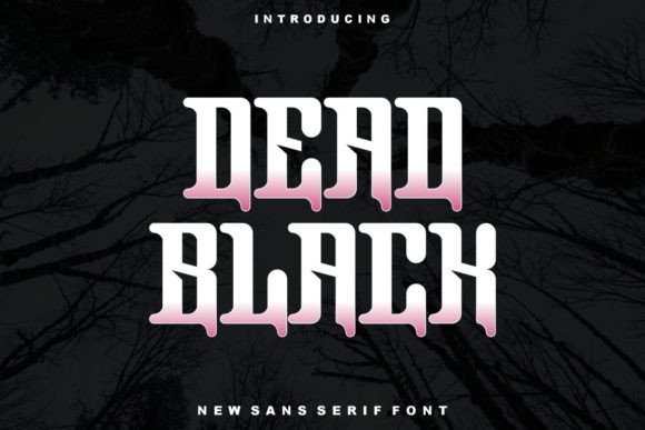 Dead Black Font for Web Design