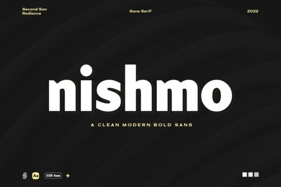 Discover Nishmo, a Bold Sans Serif