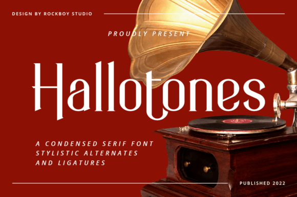 Hallotones: A Bold Serif for Web Design