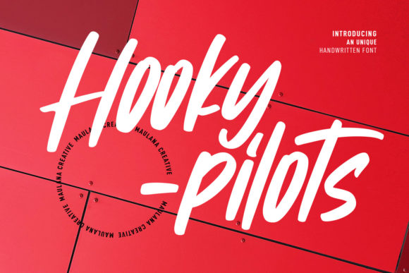 Hookypilots: A Stylish Handwritten Font