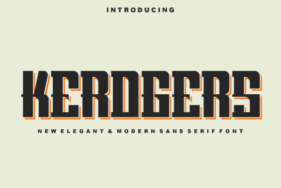 Kerogers: A Bold Font for Business Branding