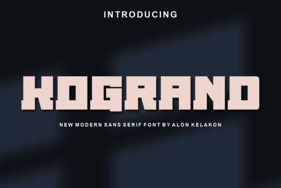 Kogrand: A Bold Font for Business
