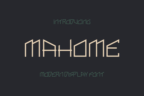 Mahome: A Bold Font for Business Branding