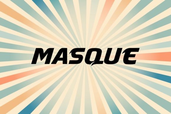 Masque Font: Bold & Inclined for Creative Projects