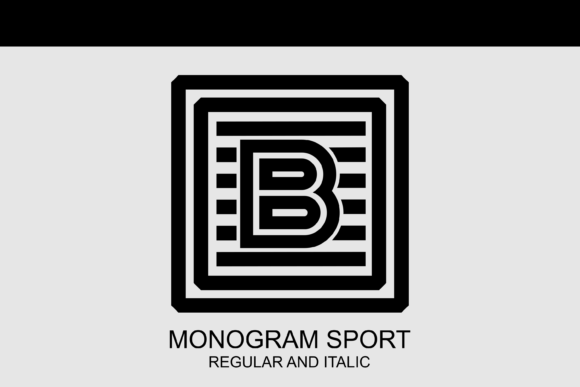 Monogram Sport: A Bold Font for Creative Campaigns