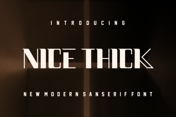 Nice Thick Font for Web Design