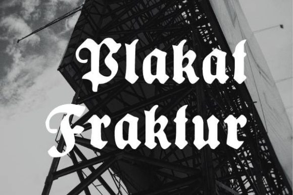 Plakat Fraktur: A Gothic Typeface for Editorial Design