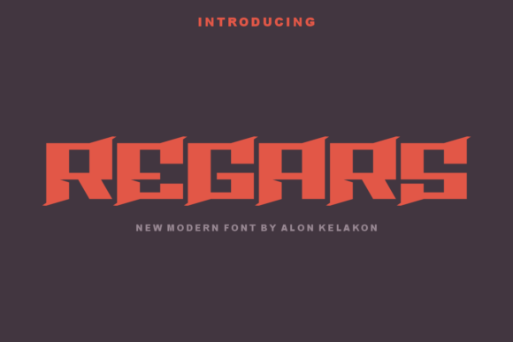 Regars: A Bold Slab Serif Font for Web Design