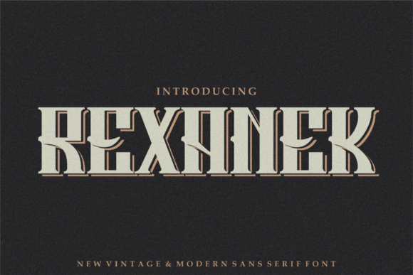 Rexanek: A Bold Serif for Web Design