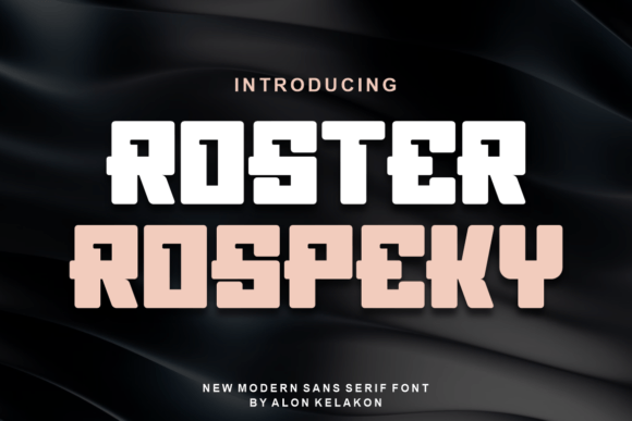 Roster Rospeky Font