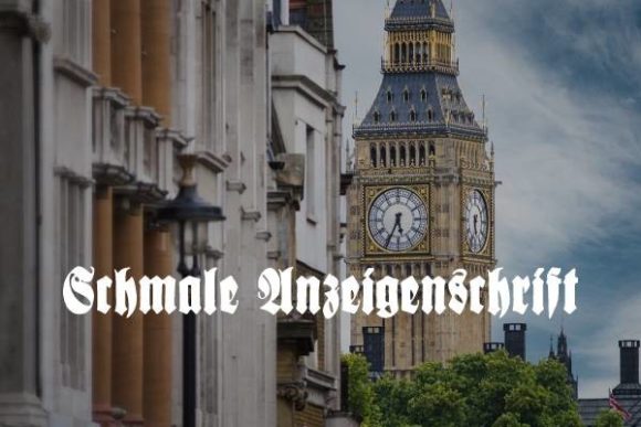 Schmale Anzeigenschrift: A Gothic Typeface for Editorial Design