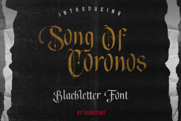 Song of Coronos: Bold Typography for Campaigns