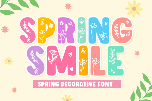 Spring Smile Font: Bold & Beautiful