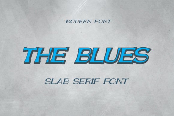 The Blues Font: Bold & Beautiful