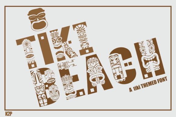 Tiki Beach Font for Web Design