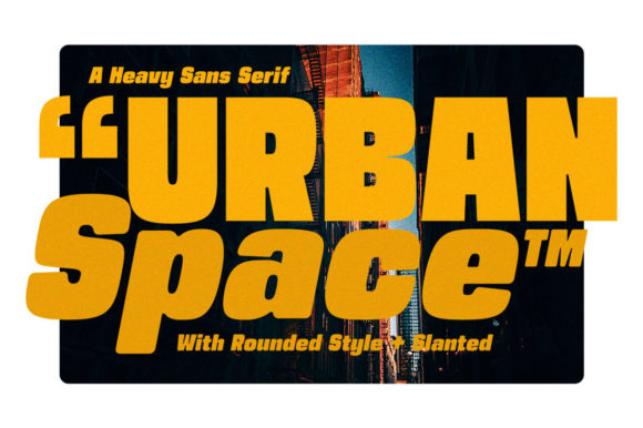 Urban Space: A Bold Font for Digital Design