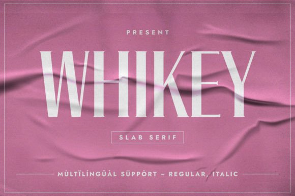 Whikey: A Bold Slab Serif for Elegant Design
