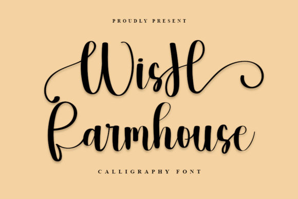WisH Farmhouse Font for Editorial Design